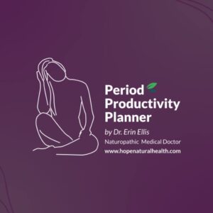 Period Productivity Planner by Dr Erin Ellis.
